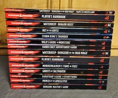 Dungeons & Dragons 5E Book Lot 13 Books PHB DMG Xanathar Volo Waterdeep