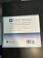 Saxon Algebra 1/2 Teacher CD’S (3RD EDITION)