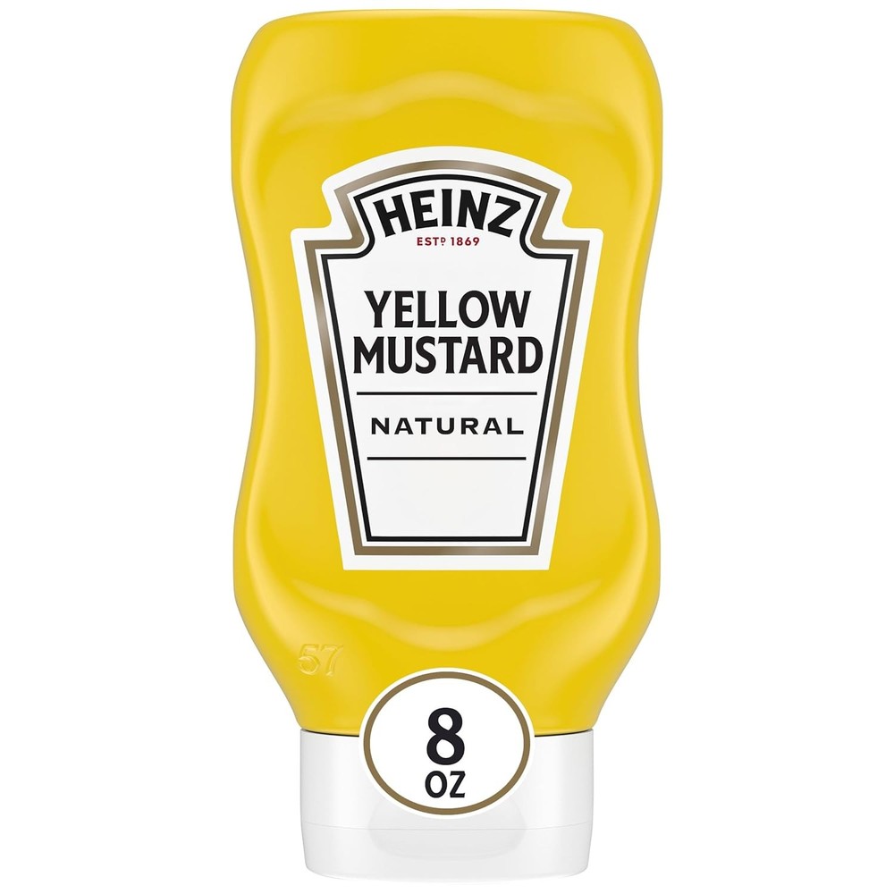 Heinz Yellow Mustard, 8 oz Bottle 8 Ounce (Pack of 1)