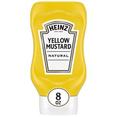 Heinz Yellow Mustard, 8 oz Bottle 8 Ounce (Pack of 1)