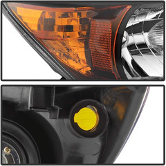 Headlights Assembly Compatible with 2006 2007 2008 Toyota Rav4 Black Headlamp Re