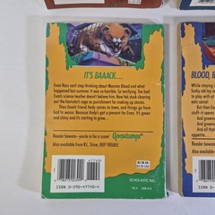 Goosebumps Lot of 4 – R.L. Stine – Paperback – Scholastic