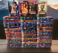 65 Silhouette Desire Intimate Moments Romance Suspense Books Lot VARIOUS Authors