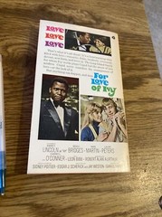 For Love of Ivy, Sidney Poitier – Carol Sturn Smith 1968 Avon PB, Movie tie-in