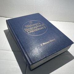 Merriam-Webster Webster’s Biographical Dictionary Hardcover English Good
