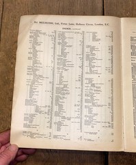 RD MELHUISH LTD CATALOGUE No 20 1913 TOOLS & MACHINES ENGINEERING REFERENCE BOOK