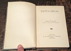 Yetta Segal by Horace J Rollin-NY: GW Dillingham-1898-1st Ed-Hardcover-174pages
