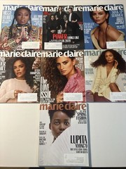 Marie Claire Magazine 2019 Lot Of 7 March-July Penelope Cruz Thandie Newton More
