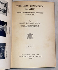 Poore THE NEW TENDENCY IN ART Post Impressionism Cubism Futurism 1st RARE 1913