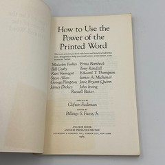 How to Use the Power of the Printed Word Paperback 1985 International Paper Co