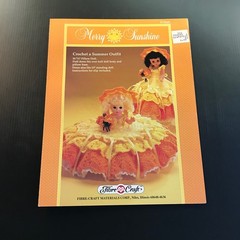Merry Sunshine Crochet a Summer Outfit Doll Pillow Dress FCM197 Pattern Book