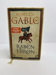 Raben Thron by Rebecca Gablé – German Hardcover – Stained Edges – Like New