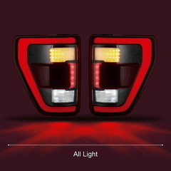 LED Black Tail Lights Assembly W/Blind Spot (Module NOT Included)Compatible with