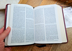 RSV Catholic Edition Bible Oxblood/Black Basket Weave Bonded Leather Oxford