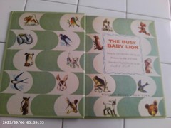 The Busy Baby Lion, A Wonder Book,1959(VINTAGE Children’s)