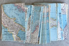 National Geographic Maps Inserts Posters 1940’s 1950’s 1960’s 1970’s PICK 1 MAP