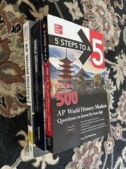 Lot Of 3 AP World History Modern AMSCO Princeton 7th Ed. 500 Questions 5 Steps