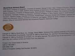 The World Book Yearbook 1984, 608 pages