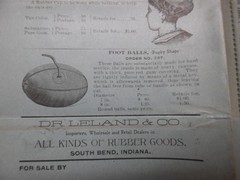 c.1910s Dr Leland & Co. Rubber Sundries Catalog Football More South Bend Vintage