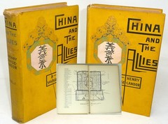 1902 China Set 2 Boxer Rebellion Missionaries Massacres Beijing Illustrated Maps