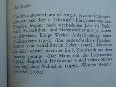 TERPENTIN ON THE ROCKS: DER AMERIKANISCHEN ALTERNATIVPRESS Bukowski etc FTV 1981