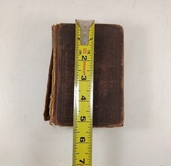 Antique 1887 Sunday School Manual Book Bible, Thomas Noonan & Co, 5.25″ X 3.5″
