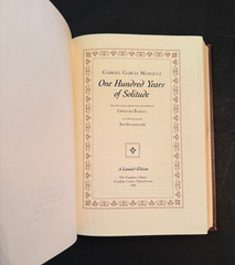 One Hundred Years of Solitude – Gabriel Garcia Marquez – Franklin Library, 1981