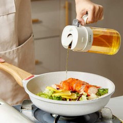 P&M Essentials+ 16oz 2 in 1 Olive Oil Dispenser for Kitchen – Available in Black