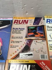 Lot of 12 1989 RUN The Commodore 64/128 User’s Guide Vintage Computer Magazines