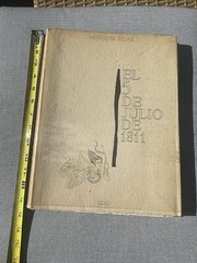 EL 19 DE ABRIL DE 1810 Book Signed ARISTIDES ROJAS luxury edition