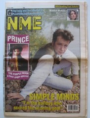 New Musical Express Jul 8 1989 SIMPLE MINDS Prince Maria McKee Rick Rubin