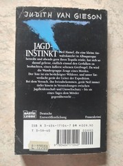 ROMANZO THRILLER: JAGD-INSTINKT di JUDITH VAN GIESON – BASTEI LUBBE (in TEDESCO)