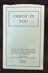 Christ In You by John M Watkins ~ Paperback ~ 1975 Reprint ~ 216 Pages