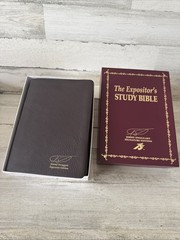 Bible KJV The Expositor Study Bible GENUINE LEATHER Jimmy Swaggart No Signature
