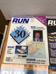 Lot of 12 1989 RUN The Commodore 64/128 User’s Guide Vintage Computer Magazines