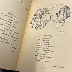 Vintage SEED 1972 Grissom High School Literary Magazine Yearbook Art Poetry