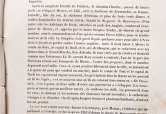 Antique History of Meaux, Champagne, France, 20 pages, Guilbert, 1845, in French