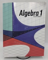 Algebra 1 Student Textbook 4th Edition by BJU Press 53706-01-03 2024 PB Used-VG!