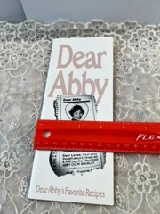 Vintage Dear Abby Favorite Recipes 52 Pages 3.5″X8.5″