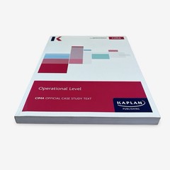 CIMA Operational Level Official Case Study Text Kaplan Publishing 2016