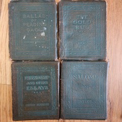 Little Leather Library Books 1920s Green Redcroft Edition 10 BOOKS | Poe, Wilde