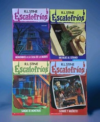 Lote de 4 libros Escalofríos #1 al #4 Goosebumps en español R.L. Stine PB