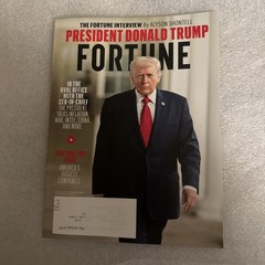 Fortune Magazine President Donald Trump Interview 500 June July 2026 Free Ship