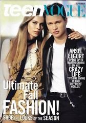 Teen Vogue Magazine Ansel Elgort Suki and Imogen Waterhouse Britt Robertson