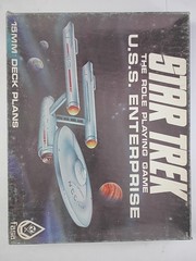 FASA Star Trek The Roleplaying Game USS ENTERPRISE 15MM Deck Plans RPG