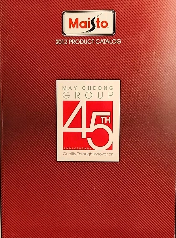 Maisto 2012 Product Catalog 45th Anniversary Cars Trucks Toys Models 112 Pages