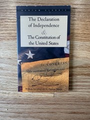 Declaration of Independence and the Constitution of the United States by Pauline