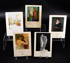 VTG 1950s/60s Mini Art Picture Books ABC Tudor Publishing (5) Rodin Renoir Goya