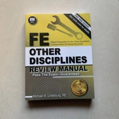PPI FE Other Disciplines Review Manual – a Comprehensive Review Guide to Pass…