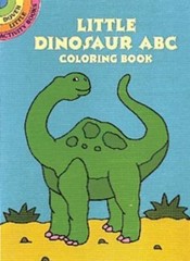Little Dinosaur ABC Coloring Book; Dover L- 9780486403014, paperback, Winky Adam
